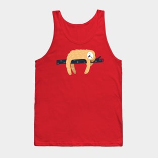 Cute Sleeping Sloth Tank Top